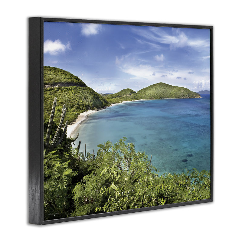 Giclée encadrée par Caribbean, H 11 po x l 14 po, Giclée encadrée noir minuit