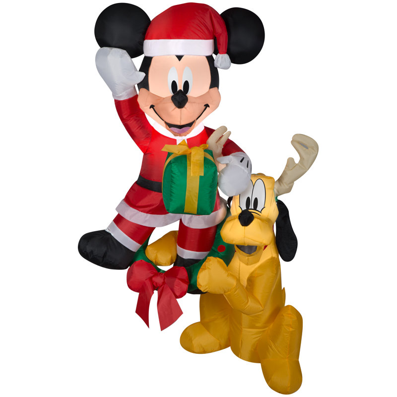 Décoration gonflable gonflable Mickey et Pluton-Disney