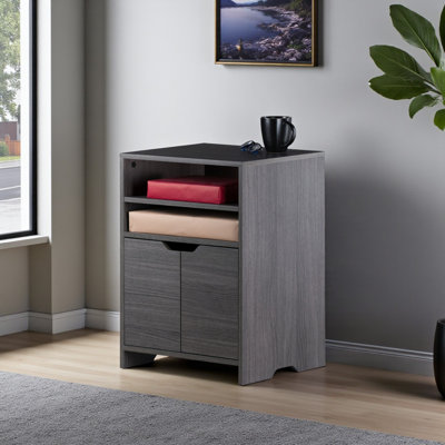 Holtman Open Shelf Storage Cabinet by Latitude Run