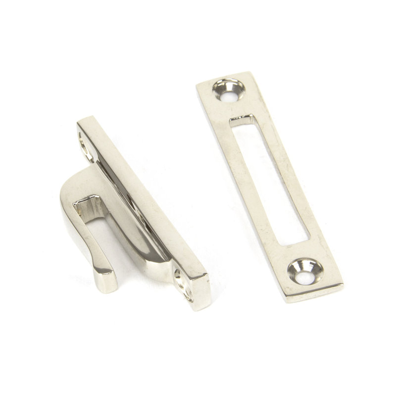 Locking Newbury Fastener, Polished Nickel