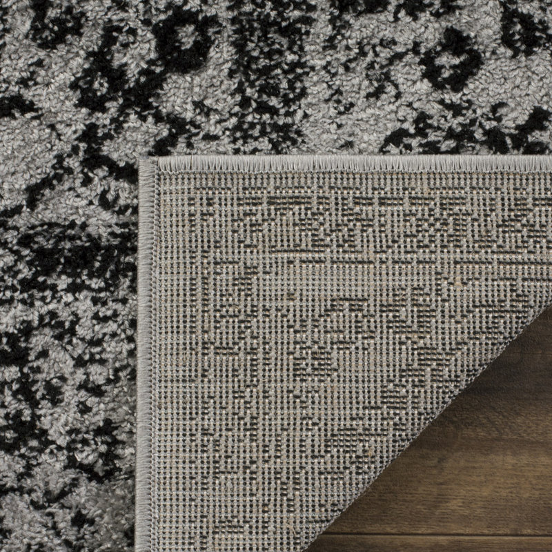 Stromsburg Area Rug, Black, Rectangle 91 x 152 cm