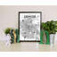Denver City Map - No Frame Print-873767168
