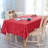 Rectangle Polka Dots Polyester Tablecloth-98346402-98346401