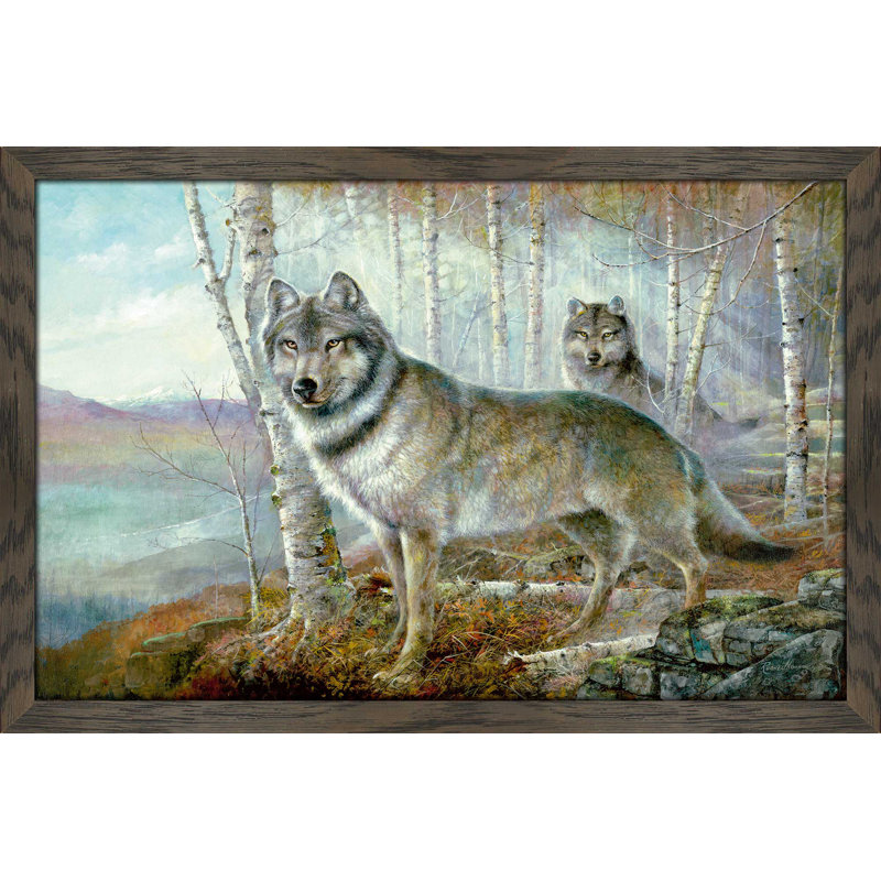 « âme des seconds », reproduction de peinture à l’huile encadrée, H 27,5 po x l 39,5 po x P 0,75 po