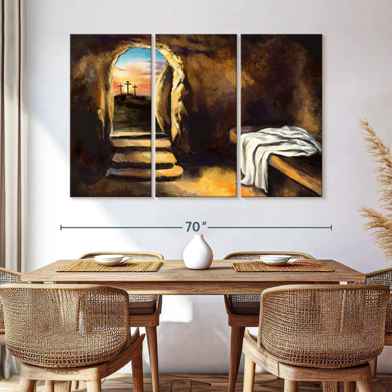 Adella Jesus Christ Has Risen, 24" H x 38" W