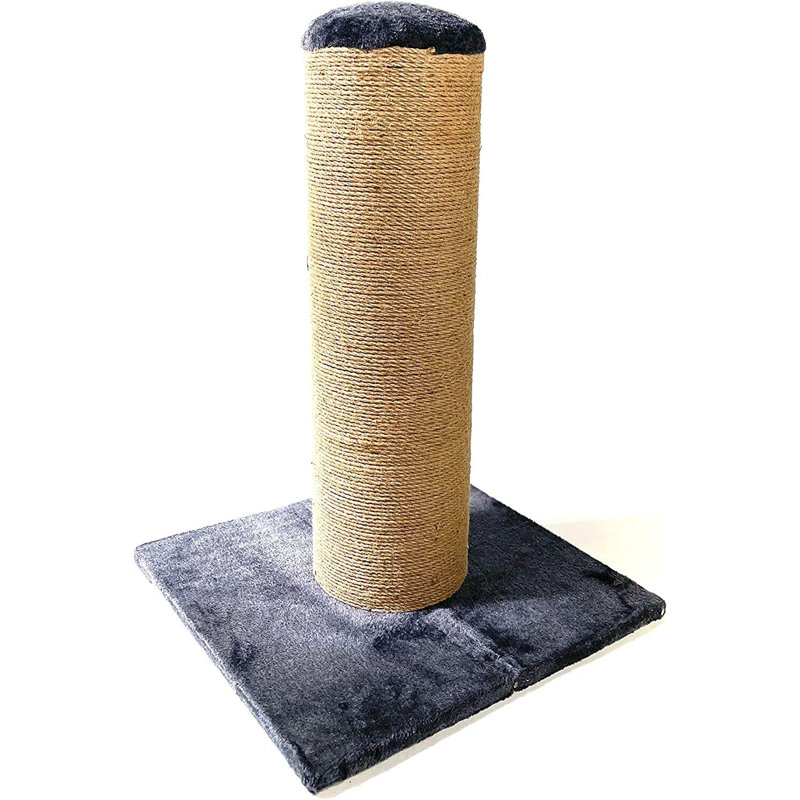 Arlesey Scratching Post, Grey, 186cm H x 66cm W x 20.2cm D