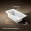 Baignoire de trempage en alcôve 60 "x 30" avec bride intégrée Archer-13238152-13641208