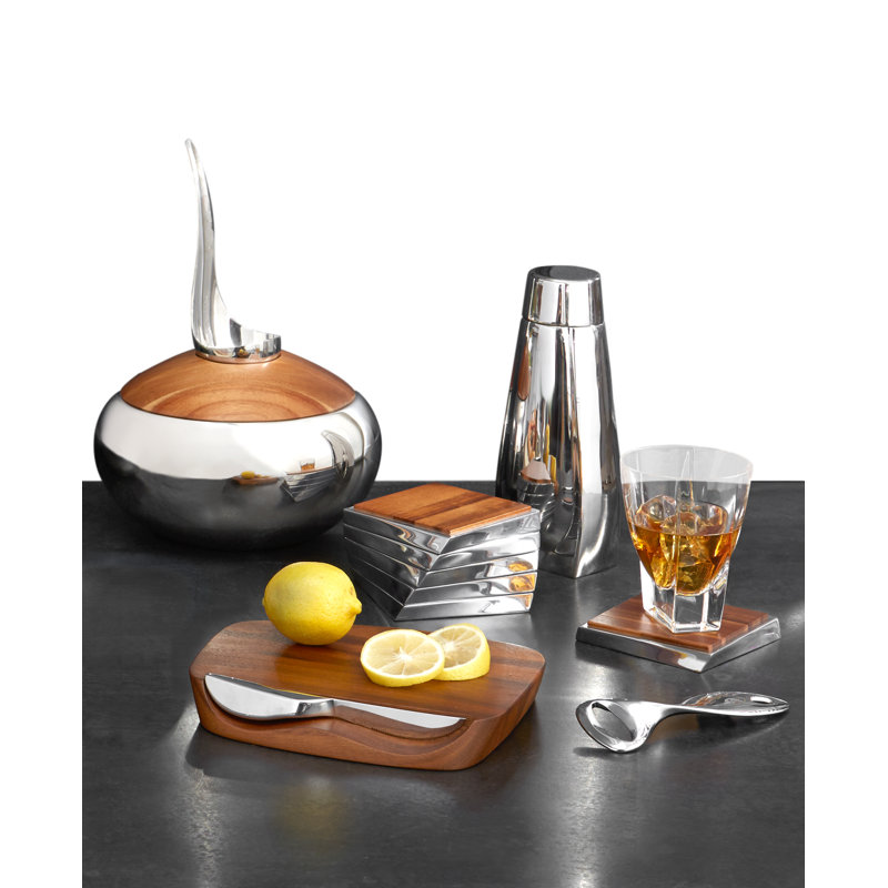 Nambe Blend Bar Board W/ Knife