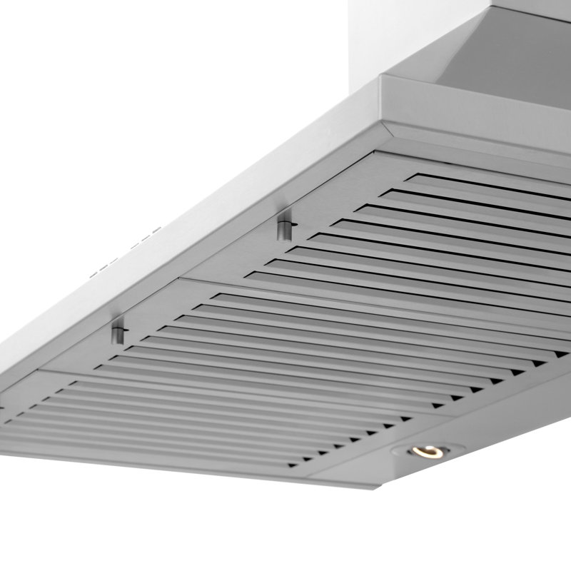 36" Crown Sound 400 CFM Convertible Wall Mount Range Hood in Stainless Steel with Wi-Fi