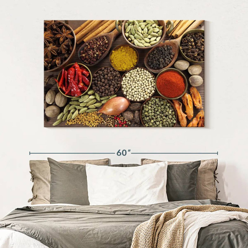 Yarlin Natural Spices, 34" H x 51" W