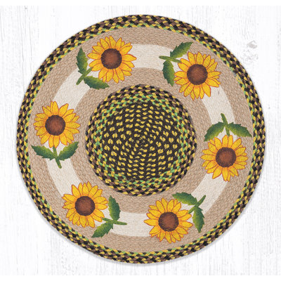  RP-593 Good Sunflower Round Patch 27"x27"