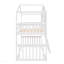 Lit simple superposé simple avec échelle, bois de pin massif, conception de maison de jeu durable et imaginative pour les gens-1411338912