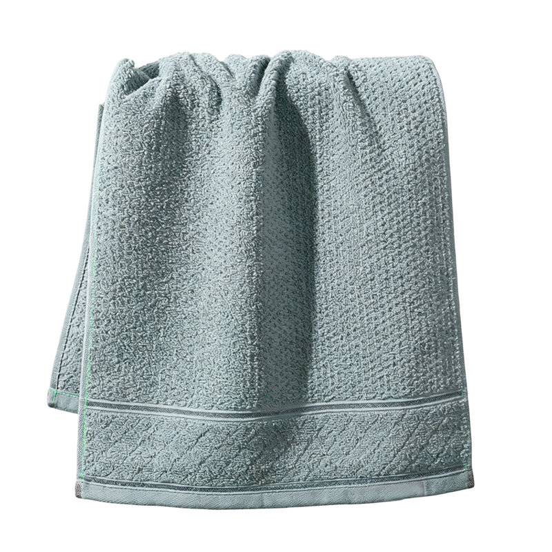 Soft Absorbent Quick Dry Face Towel, Lint Free Hand Towel And Facial Washcloth For Daily Home Use, 13.4x29.1in Green, Green
