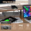 L-Shaped Metal Base Computer Desk-488986937