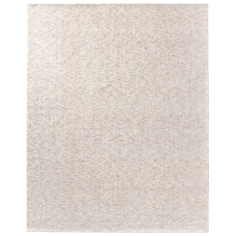 Jaipur Living Oland Handmade Solid Ivory/ Gray Area Rug (5'X8'), Rectangle 5' x 8'
