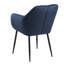 Saster 101.6cm H Tufted Velvet Upholstered Metal Armchair-57370632
