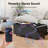 Smart Coffee Table with Refrigerator and Freezer Drawers Wireless Charging and Built In Speakers-549698650