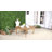 Ceyara Solid Wood Top Coffee Table