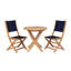 Stella Teak 3 Piece Bistro Set-586416372