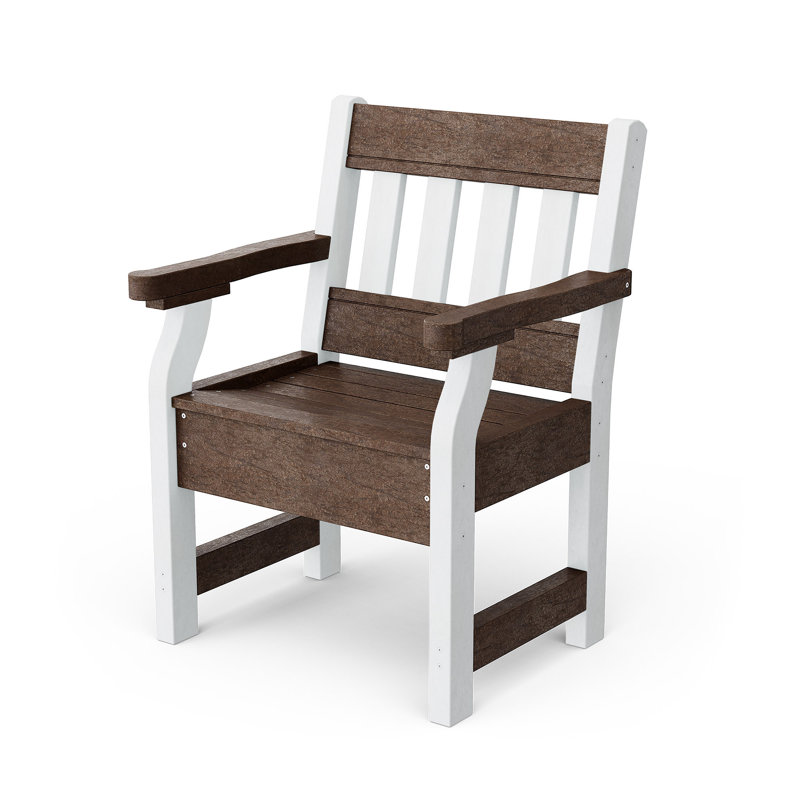 Chaise de jardin Heritage, Brun Tudor / blanc