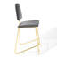 Ensemble de 2 tabourets de bar performance en velours Ponder par Modway-59226794-70557413