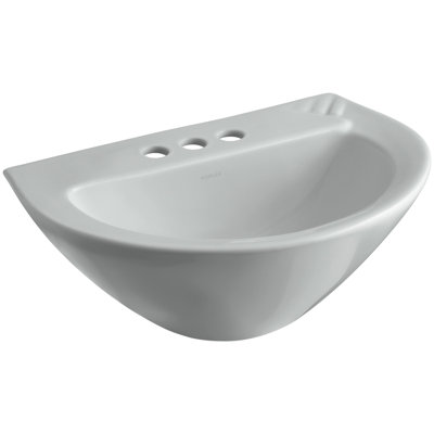 Parigi® Vitreous China 19.75" Pedestal Bathroom Sink