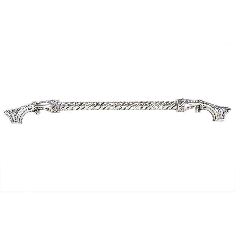 AMERICANA 18" CENTER TO CENTER APPLIANCE PULL IN BURNISHED PLATE, Silver