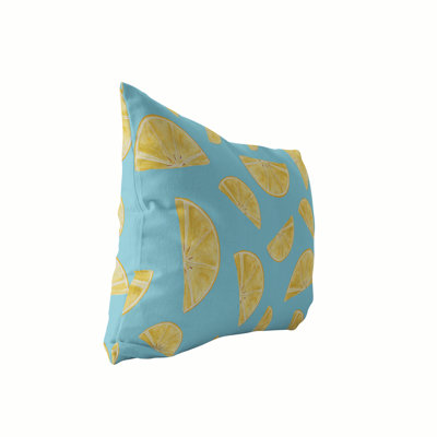 Summer Lemon Outdoor Pillow