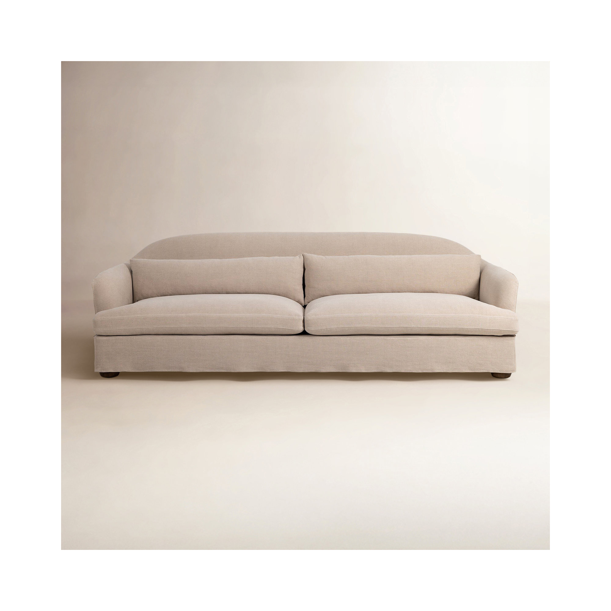 Karissa 100.75'' Upholstered Sofa, Broadway Dune