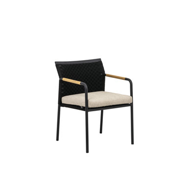 Woburn Premium All-Weather Wicker Outdoor Dining Armchair with Cushion