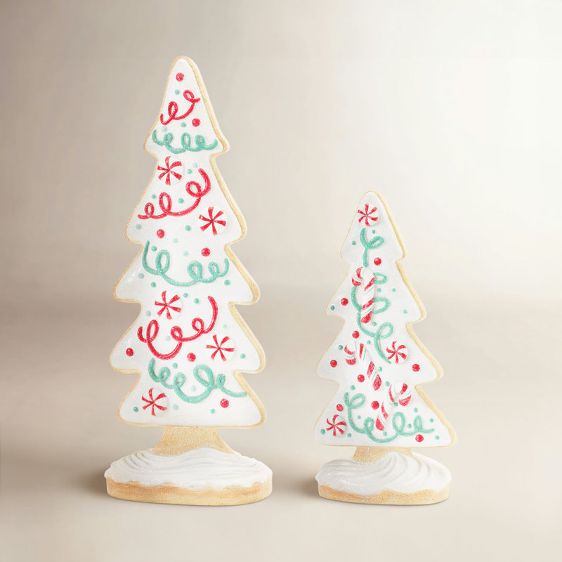 Arbre de Noël en pain d'épice (ensemble de 2)