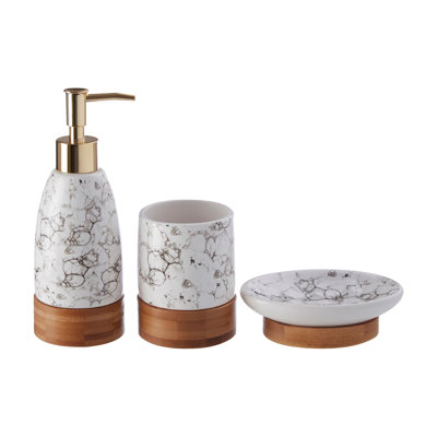 Salman 3 Piece Bathroom Accessory Set