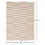 Tapis rayé intérieur / extérieur Robinson taupe / ivoire-712894900