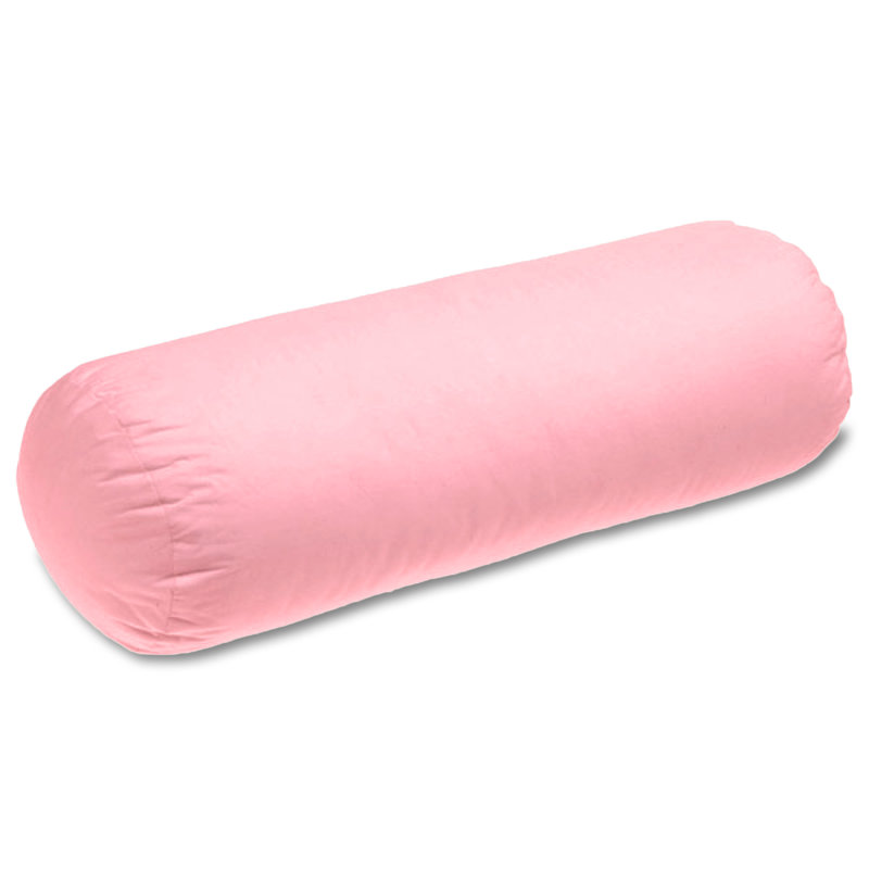 Taie d’oreiller en rouleau de beauté cervicale 100% coton, Rose