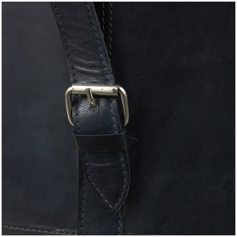 Leather Handmade Decorative and Functional Storage Basket with Handles, Dark Grey