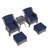 5 Pieces All-Weather Wicker Patio Conversation Set With Cushions, 2 Chairs, 2 Ottomans & Side Table-236158138