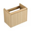 Meuble-lavabo 24 po avec lavabo en céramique, meuble-lavabo mural flottant, armoire de rangement en bois avec portes doubles pour la salle de bain-1227595290