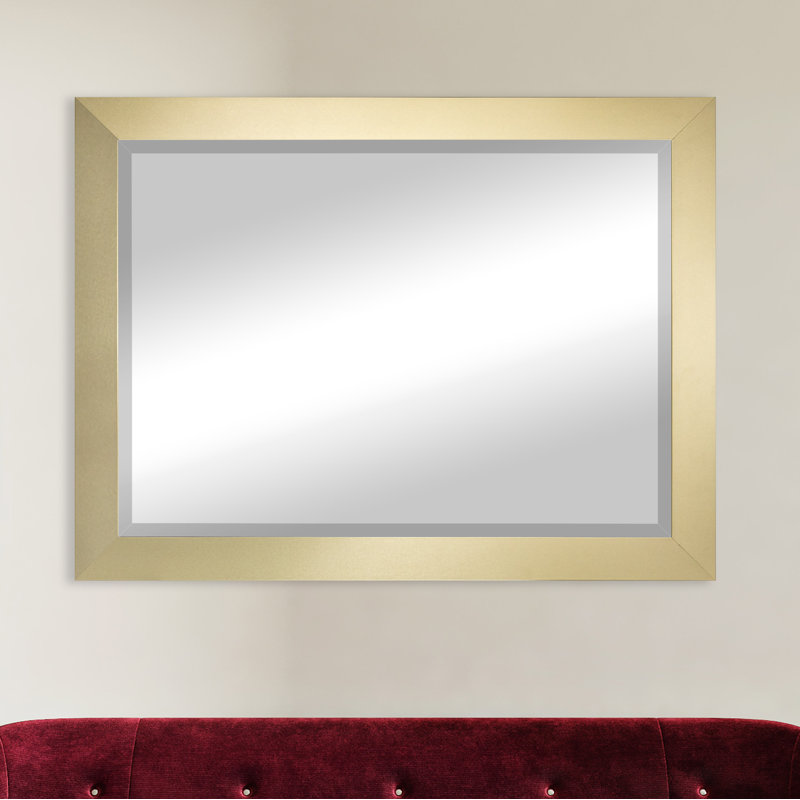 Nia Engineered Wood Flat Wall Mirror, 37" x 33"