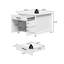 Universal Laundry Pedestal With Storage Drawer & Cabinet, Heavy-Duty Iron Frame Washer And Dryer Stand, Adjustable Feet