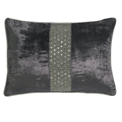 Housse de coussin en coton et plumes