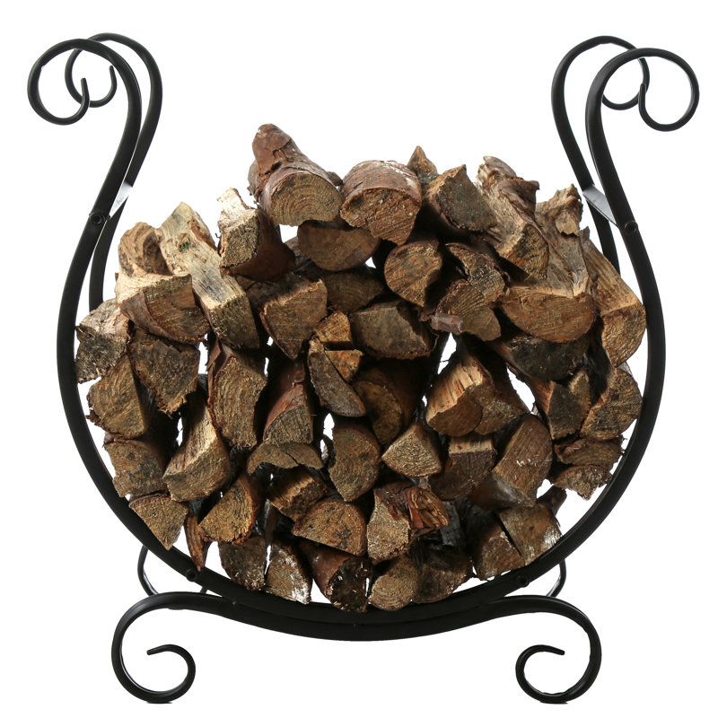 60.3cm W Metal Log Rack