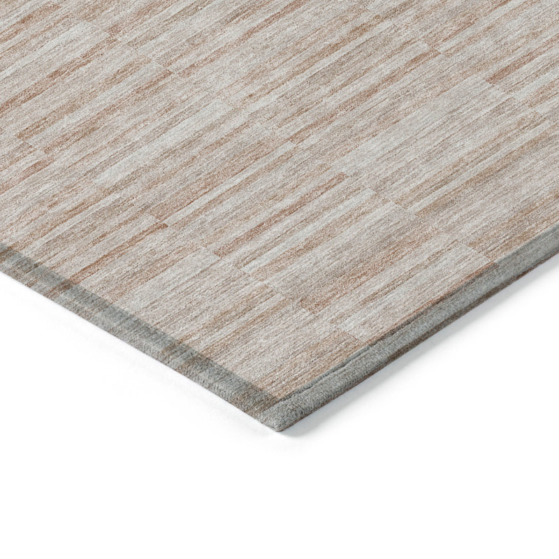 Maliana Washable Abstract Indoor / Outdoor Rug, Rectangle 2'6" x 3'10"