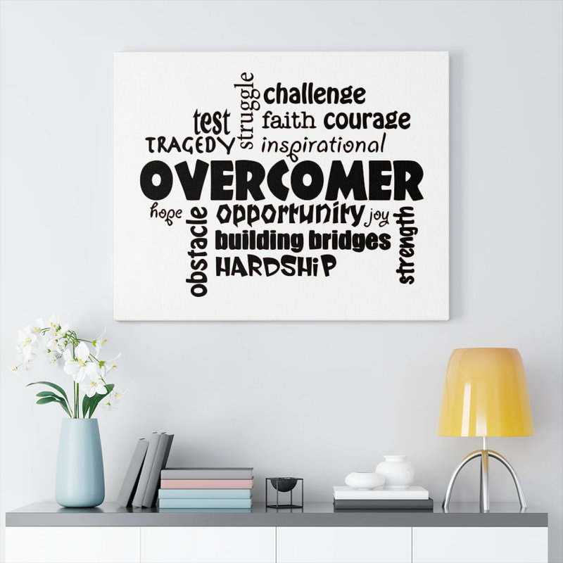 Overcomer - Wrapped Canvas Print, 61cm H x 76cm W