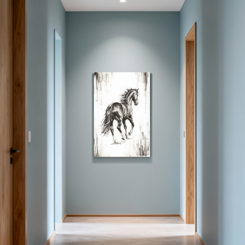 «Animals Horse in Motion», reproduction d'art sur toile, H 18 po x l 12 po