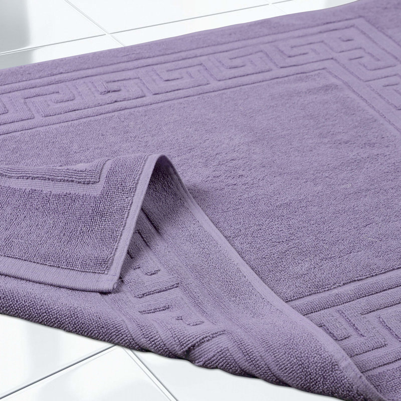 Tapis de bain 2 pièces Subra, Mauve royal