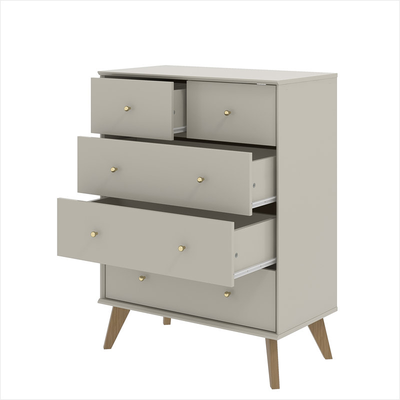 Abby Storage Duo Bedroom Set , Light Grey