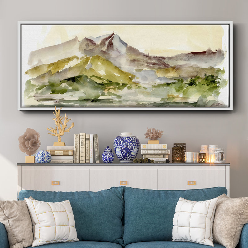 Plum Ridge I- Framed Canvas