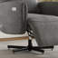 Fauteuil inclinable électrique multifonctionnel, conception moderne en velours, parfait pour le bureau à domicile