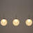 Yearb 3-Light Unique Modern Linear LED Chandelier