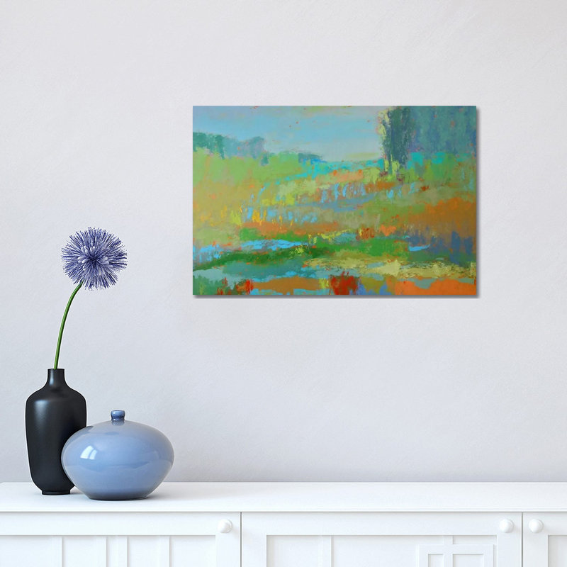 Southern View II by Jane Schmidt - Wrapped Canvas Painting, 30.48 cm H x 45.72 cm W